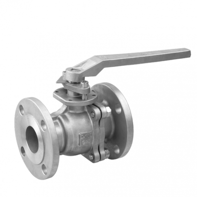 2-PC Stainless Steel Ball Valve Flange Ends